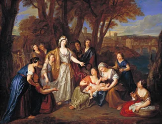 Nález Mojžíše, před rokem 1699